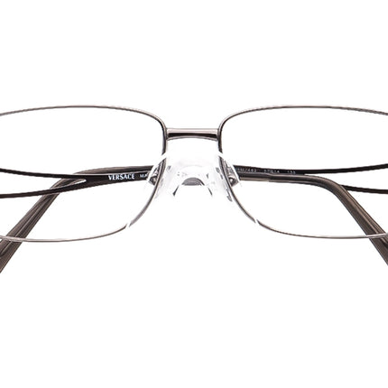 Versace Women's Sunglasses MOD. N81-H 89M/482 Gunmetal Rectangular Metal Italy 57 mm