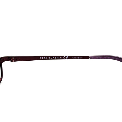 Tory Burch Women's Eyeglasses TY1014 126 Merlot Purple Rectangular Metal Frame 52[]17 135