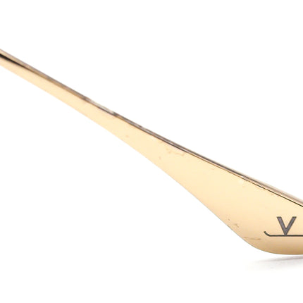 Vuarnet Sunglasses Titanium V11627 0004 Pure Grey Cat. 3 Gold Pilot 58 mm