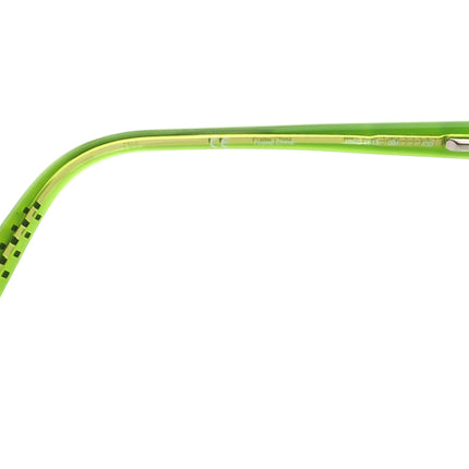 Nike Small Eyeglasses 5513 001 Black/Green Rectangular Frame 47[]16 130