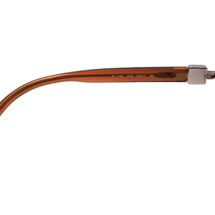 Burberry Women's Eyeglasses B 1146 1016 Brown Half Rim Frame Italy 52[]17 135