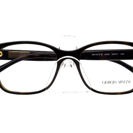 Giorgio Armani Women's Eyeglasses AR7013-B 5026 Dark Tortoise Rectangular Frame Italy 53[]17 140