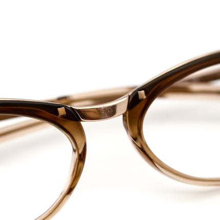Gucci Women's Sunglasses GG 2704/S MB9 Transparent Brown & Gold Oval Italy 52 mm