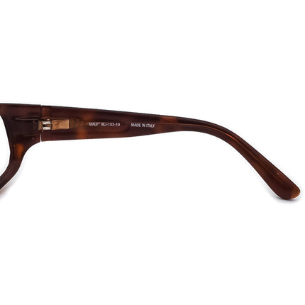 Maui Jim Women's Sunglasses MJ-103-10 Tortoise Brown Wrap Italy 56 mm