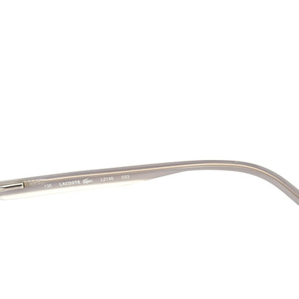 Lacoste Women's Eyeglasses L2145 033 Gunmetal/Black/Clear B-Shape Frame 52[]15 135