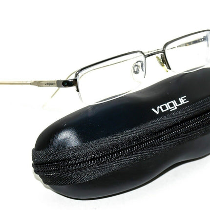 Vogue Women's Eyeglasses VO 3468 548 Silver/Clear Half Rim Frame Italy 51[]19 140