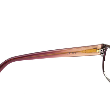 Christian Dior Women's Eyeglasses CD3767 Dark Purple Browline Frame Italy 53[]15 135