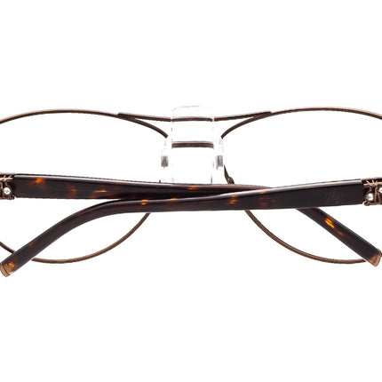 Genuine Swarovski Crystal Women's Sunglasses HD0304X 49E Tortoise with Rhinestones Aviator 60 mm