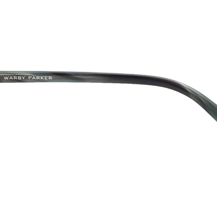 Warby Parker Eyeglasses Hardy 175 Striped Pacific (Blue) Square Frame 51[]18 145