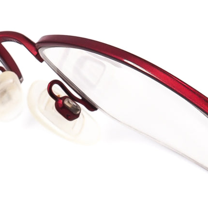 Burberry Women's Eyeglasses B 1146 1092 Burgundy Half Rim Frame Italy 50[]17 135