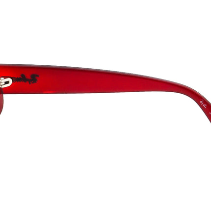 Ray-Ban Women's Sunglasses RB 4122 735/8G Burgundy Rectangular Italy 50 mm