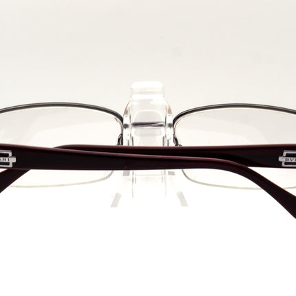 Bvlgari Women's Eyeglasses 1005 103 Brown/Silver Half Rim Frame Italy 54[]19 140