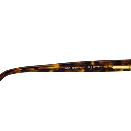 Versace Women's Eyeglasses 3207 5116 Glitter Glitter Tortoise Rectangular Frame Italy 52[]16 140