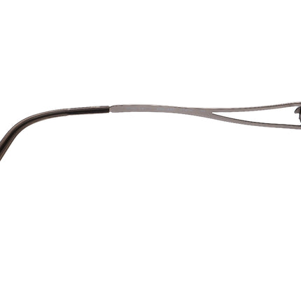 Versace Women's Sunglasses MOD. N81-H 89M/482 Gunmetal Rectangular Metal Italy 57 mm