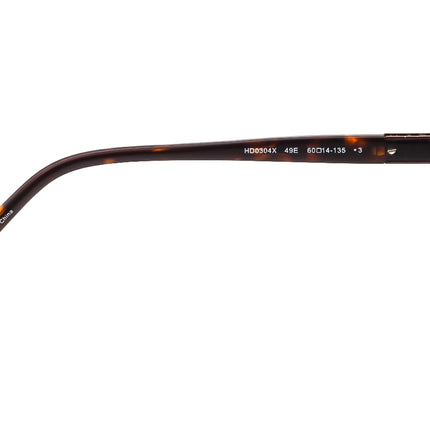 Genuine Swarovski Crystal Women's Sunglasses HD0304X 49E Tortoise with Rhinestones Aviator 60 mm