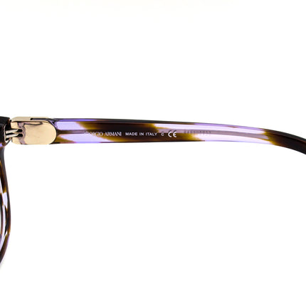 Giorgio Armani Women's Eyeglasses AR 7034 5242 Striped Violet B-Shape Frame Italy 54[]18 140