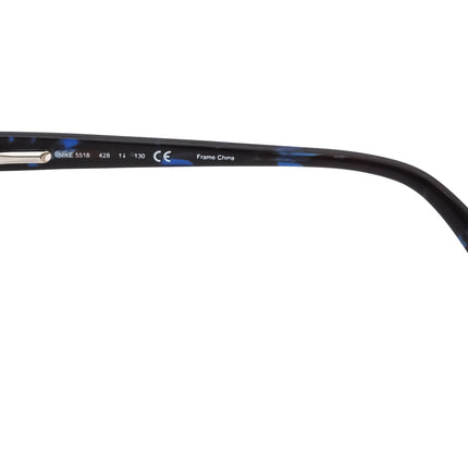 Nike Small Eyeglasses 5518 428 Blue Rectangular Frame 49[]15 130
