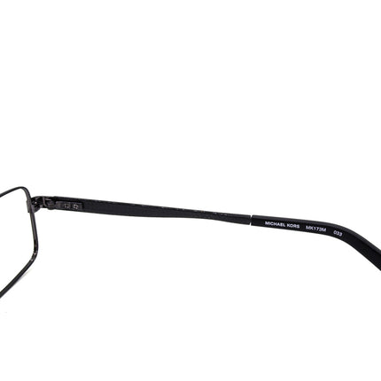 Michael Kors Eyeglasses MK 173M 033 Black Rectangular Metal Frame 55[]16 145