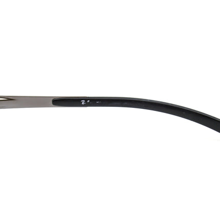 Ray-Ban Sunglasses RB 3413 004 Gunmetal & Black Rectangular 59 mm