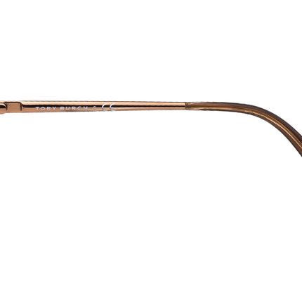 Tory Burch Women's Eyeglasses TY1009 120 Light Brown Oval Metal Frame 51[]17 135