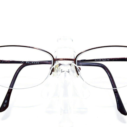 Charmant Eyeglasses Line Art Augusta Buchman burgundy Burgundy Half Rim Frame Japan 52[]17 140