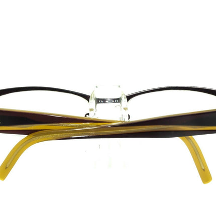 Guess Women's Eyeglasses GU1417 PUR Purple/Honey Half Rim Frame 51[]17 135