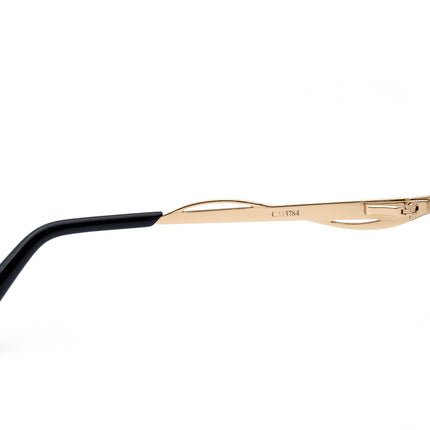 Christian Dior Women's Eyeglasses CD3784 G8E Purple Gold Rectangular Metal Frame Italy 55[]15 140