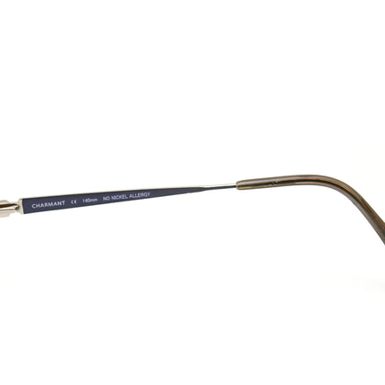 Charmant Women's Eyeglasses CH10845 GR Pure Titanium Silver/Purple Rectangular Frame 53[]17 140